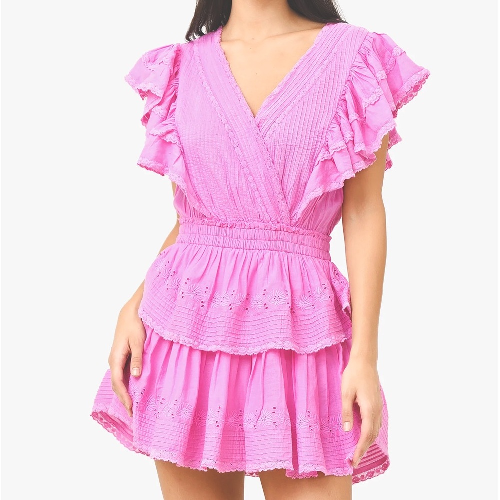 Loveshackfancy Gwen Dress in Pink